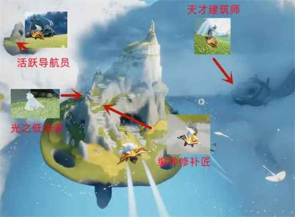 光遇全先祖回归雨林图先祖位置在哪里