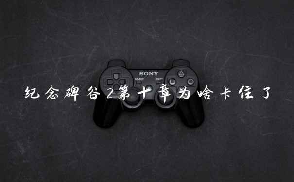 纪念碑谷2第十章为啥卡住了