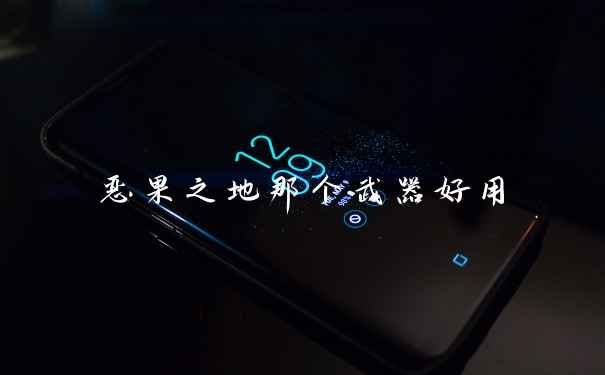 恶果之地那个武器好用