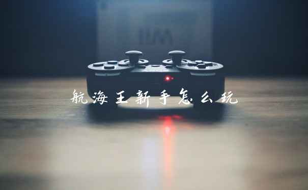 航海王新手怎么玩