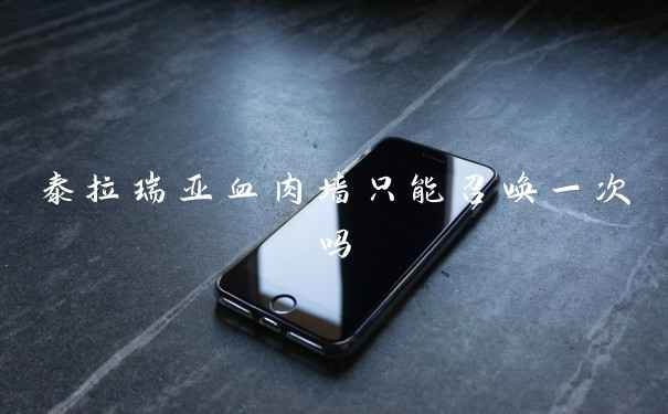 泰拉瑞亚血肉墙只能召唤一次吗