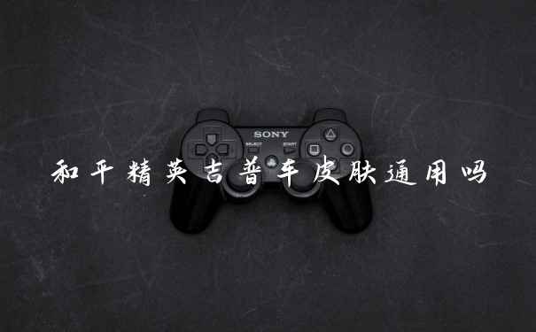和平精英吉普车皮肤通用吗