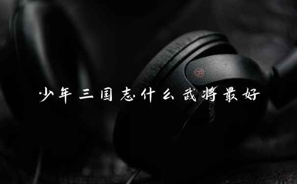 少年三国志什么武将最好