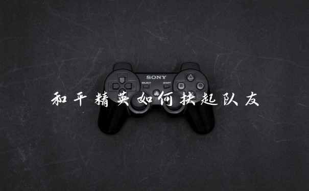 和平精英如何扶起队友