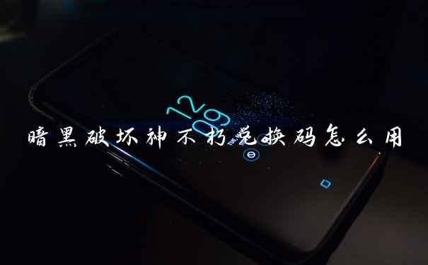 暗黑破坏神不朽兑换码怎么用