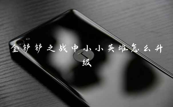 金铲铲之战中小小英雄怎么升级