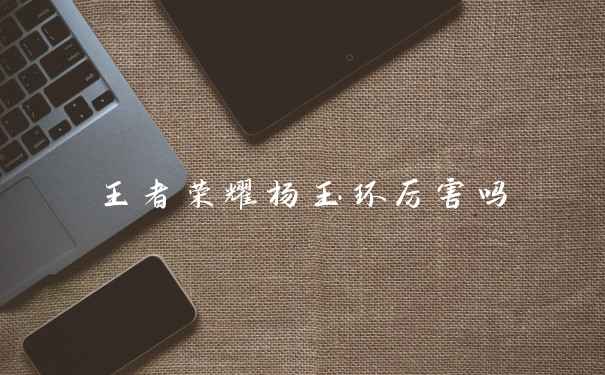 王者荣耀杨玉环厉害吗