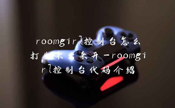 roomgirl控制台怎么打出来出来开-roomgirl控制台代码介绍