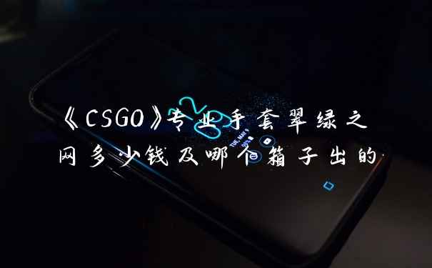 《CSGO》专业手套翠绿之网多少钱及哪个箱子出的