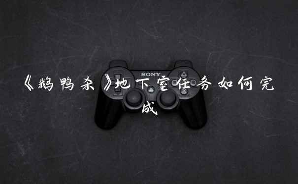 《鹅鸭杀》地下室任务如何完成