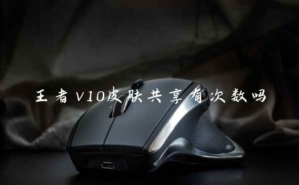 王者v10皮肤共享有次数吗