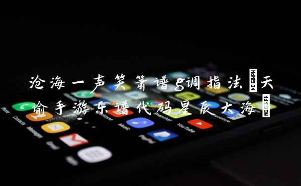 沧海一声笑箫谱g调指法(天谕手游乐谱代码星辰大海)