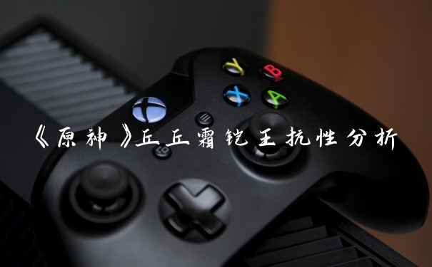 《原神》丘丘霜铠王抗性分析