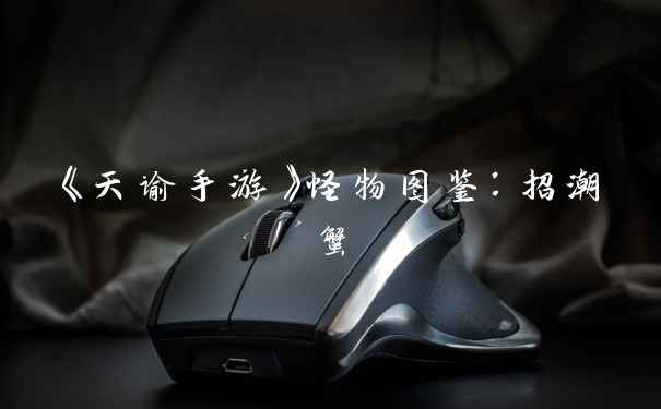 《天谕手游》怪物图鉴：招潮蟹