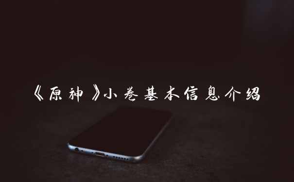 《原神》小卷基本信息介绍