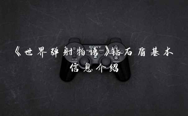 《世界弹射物语》钻石盾基本信息介绍