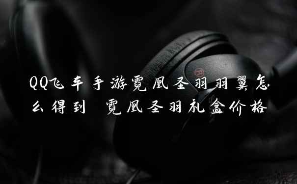 QQ飞车手游霓凰圣羽羽翼怎么得到 霓凰圣羽礼盒价格