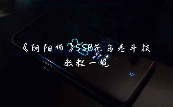 《阴阳师》SSR花鸟卷斗技教程一览