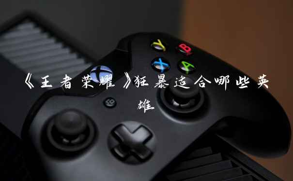 《王者荣耀》狂暴适合哪些英雄