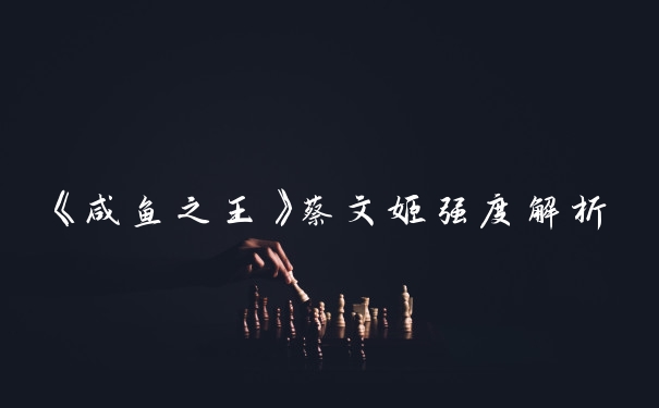 《咸鱼之王》蔡文姬强度解析