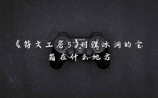《符文工房5》利涅冰洞的宝箱在什么地方