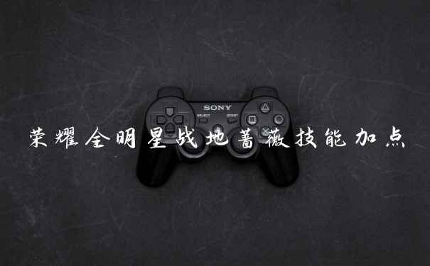 荣耀全明星战地蔷薇技能加点