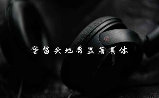 警笛头地带显著具体