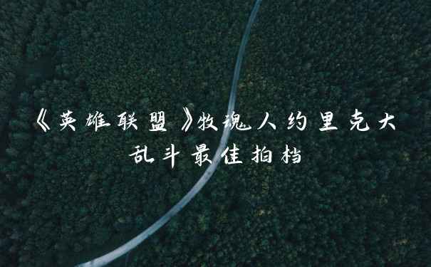 《英雄联盟》牧魂人约里克大乱斗最佳拍档