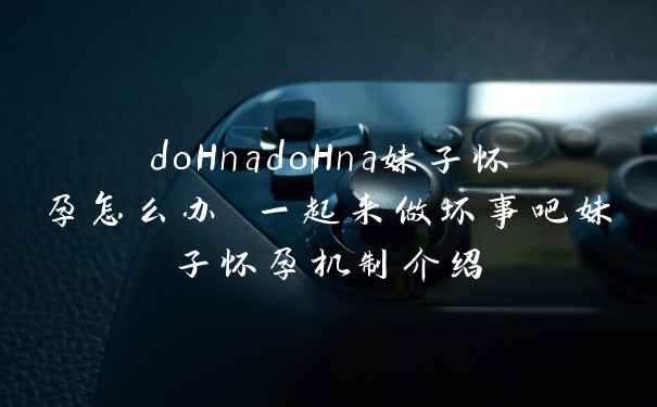doHnadoHna妹子怀孕怎么办 一起来做坏事吧妹子怀孕机制介绍