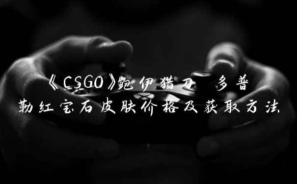 《CSGO》鲍伊猎刀 多普勒红宝石皮肤价格及获取方法