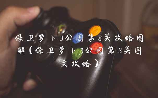 保卫萝卜3公园第8关攻略图解（保卫萝卜3公园第8关图文攻略）