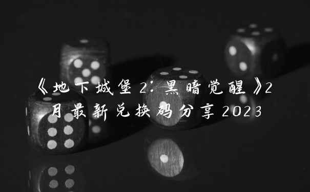 《地下城堡2：黑暗觉醒》2月最新兑换码分享2023
