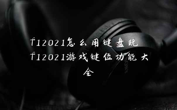 f12021怎么用键盘玩 f12021游戏键位功能大全