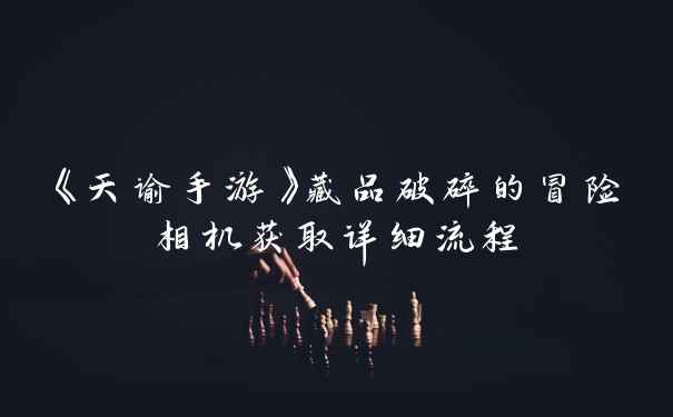 《天谕手游》藏品破碎的冒险相机获取详细流程