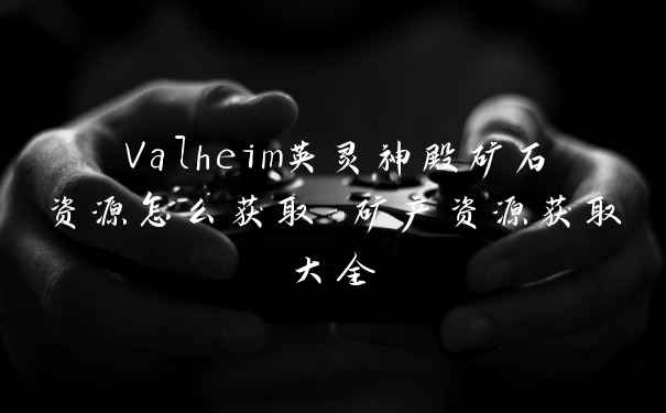 Valheim英灵神殿矿石资源怎么获取 矿产资源获取大全