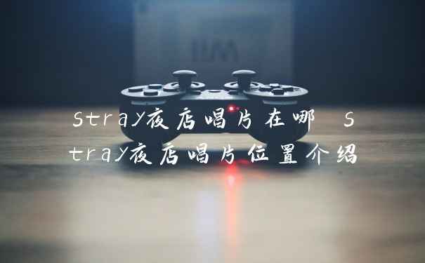 stray夜店唱片在哪 stray夜店唱片位置介绍