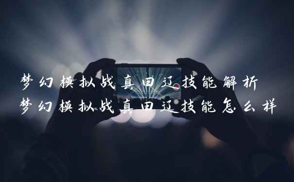 梦幻模拟战真田辽技能解析 梦幻模拟战真田辽技能怎么样