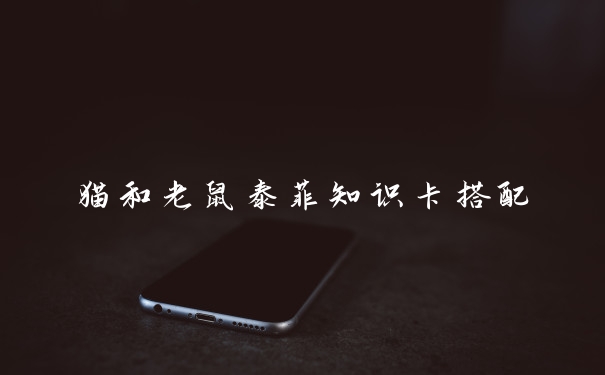猫和老鼠泰菲知识卡搭配