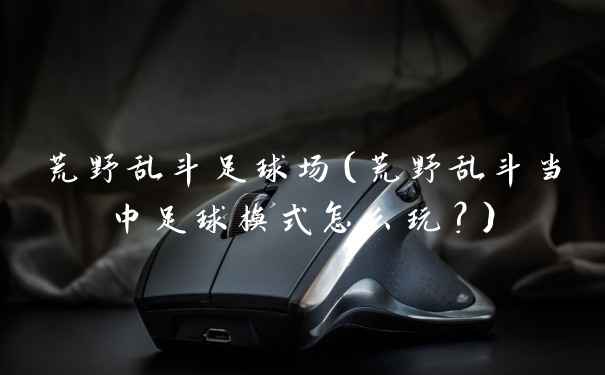 荒野乱斗足球场（荒野乱斗当中足球模式怎么玩？）