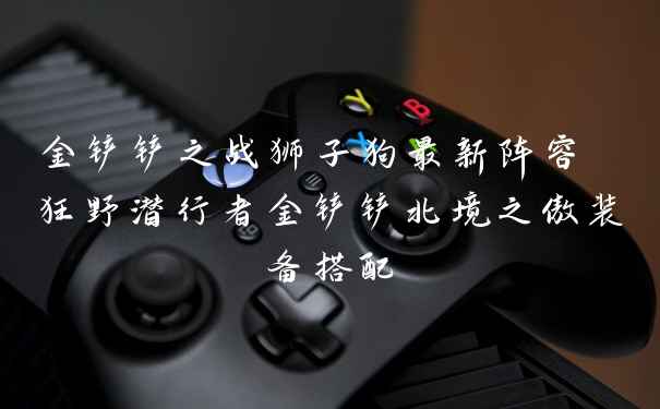 金铲铲之战狮子狗最新阵容 狂野潜行者金铲铲北境之傲装备搭配
