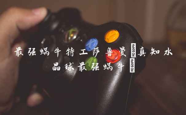 最强蜗牛特工萨鲁曼(真知水晶球最强蜗牛)