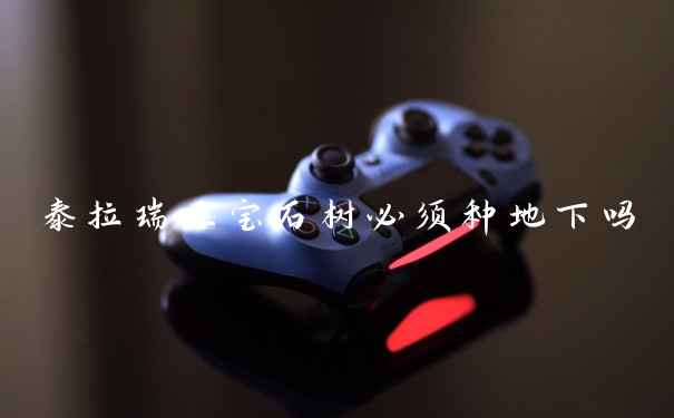泰拉瑞亚宝石树必须种地下吗