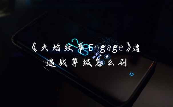 《火焰纹章Engage》遭遇战等级怎么刷