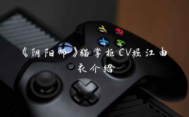 《阴阳师》猫掌柜CV堀江由衣介绍