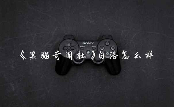 《黑猫奇闻社》白洛怎么样