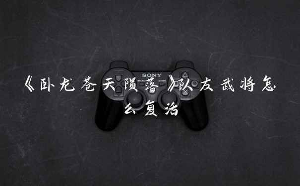 《卧龙苍天陨落》队友武将怎么复活