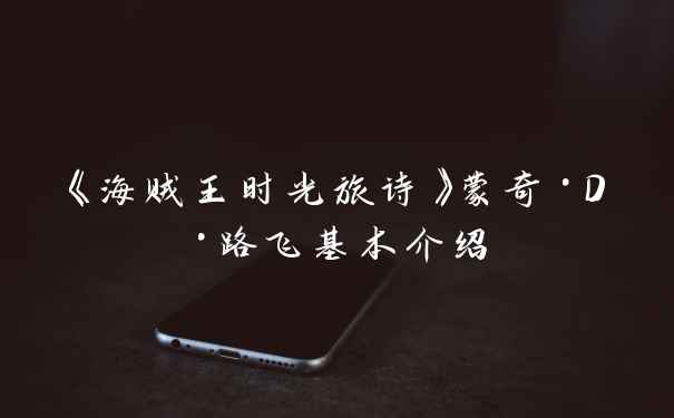 《海贼王时光旅诗》蒙奇·D·路飞基本介绍