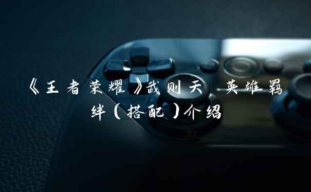 《王者荣耀》武则天 英雄羁绊（搭配）介绍