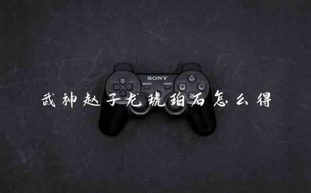 武神赵子龙琥珀石怎么得