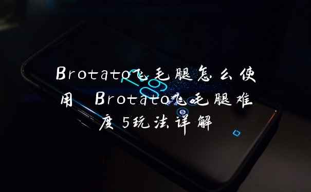 Brotato飞毛腿怎么使用 Brotato飞毛腿难度5玩法详解